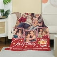 thumbnail image 3 of Custom Blanket with Picture Text Customized Photo Throw Blanket for Adult, Kids Personalized Family Photo Blanket for Mom, Dad, Grandma, Grandpa, Memorial Gifts for Christmas, Anniversary, Birthday, 3 of 6