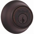 thumbnail image 2 of Kwikset Cove Venetian Bronze SmartKey Exterior Single-cylinder deadbolt Keyed entry door knob Contractor pack with Antimicrobial Technology 2 -Pack (new), 2 of 5