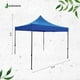 thumbnail image 3 of Carpa 3x3 m Jardimanía, Toldo Antisombra, Acero Reforzado y Lona Resistente, Portátil y Plegable azul, 3 of 5