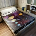 thumbnail image 3 of 60x80 Blanket Comfort Warmth Soft Plush Throw for Couch Solar System Astronomy Planets, 3 of 6