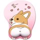 thumbnail image 1 of Alfombrilla de ratón 3D con reposamuñecas, alfombrilla de ratón de gel de silicona suave para juegos, alfombrilla de ratón de perro lindo para PC portátiles (rosa) JFHHH pequeña, 1 of 5