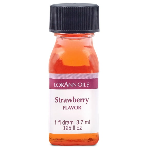 LorAnn Strawberry Super Strength Flavor - 1 Dram Bottles (.125 fl oz) - Candy, Confections & Baking