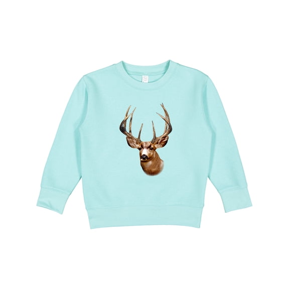 Inktastic Deer Head Hunter Toddler Sweatshirt