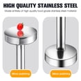 thumbnail image 3 of POINTERTECK Meat Pounder Tenderizer - Solid Cast Stainless Steel  Chicken Flattener Tool, 3 of 9