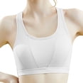 thumbnail image 4 of Durtebeua Womens Bras No Underwire Full Support Front Close Sport Bra with Mesh Straps, 4 of 5