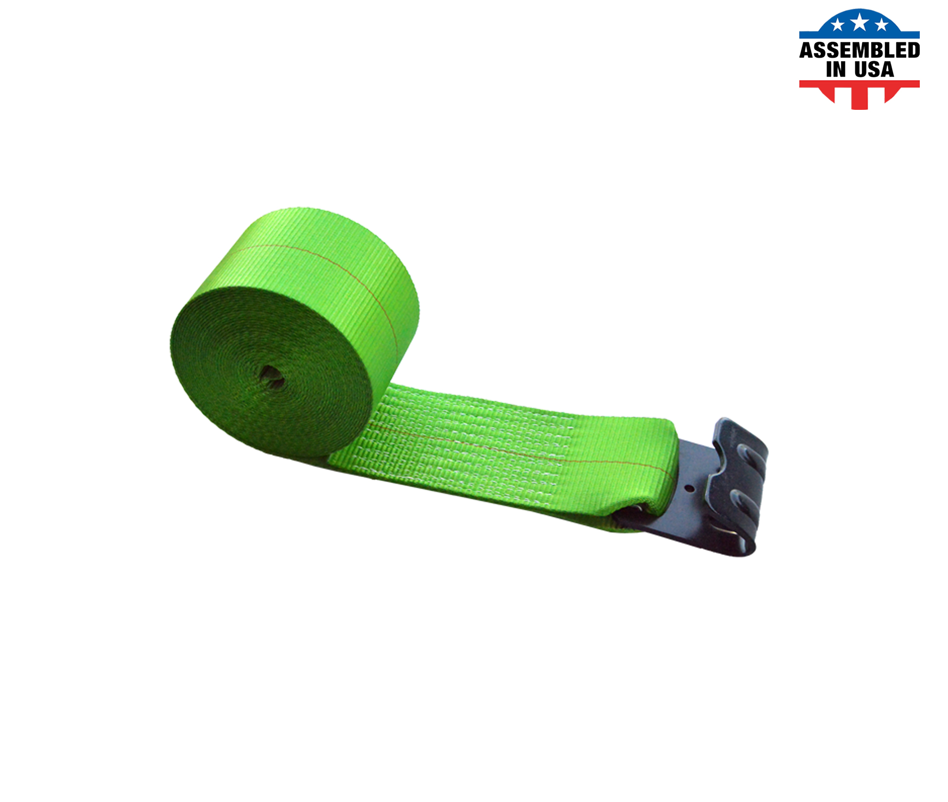 8-Pack Flatbed Tie-Down Straps - 4" X 30' Winch Straps With Flat Hooks, 5,400 Lbs Break Strength