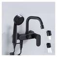 thumbnail image 1 of Tuqiu Kitchen Faucet With Spray Gun Swivel Kitchen Sink Mixer Tap Hot &amp; Cold Wall Mounted With Spray Gun Rotating Sink Mixer ,Effortless Installation, 1 of 7