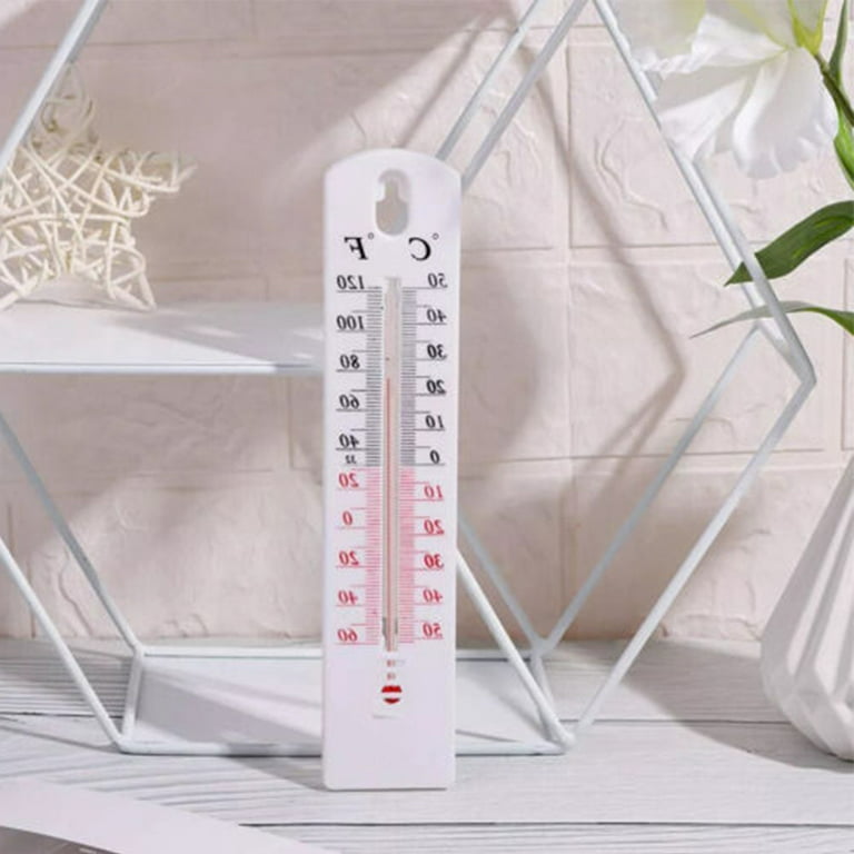 2 X Wall Thermometer Indoor Outdoor Hang Garden Greenhouse House Office  Room