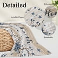 thumbnail image 3 of Vintage Country Body Pillow Covers 20"x60", Blue Rustic Texas Star Vines Wooden Grain Soft Brushed Microfiber Breathable Throw Pillow Covers, Pillowcase with Zipper for Couch Sofa Bedroom Living Room, 3 of 9
