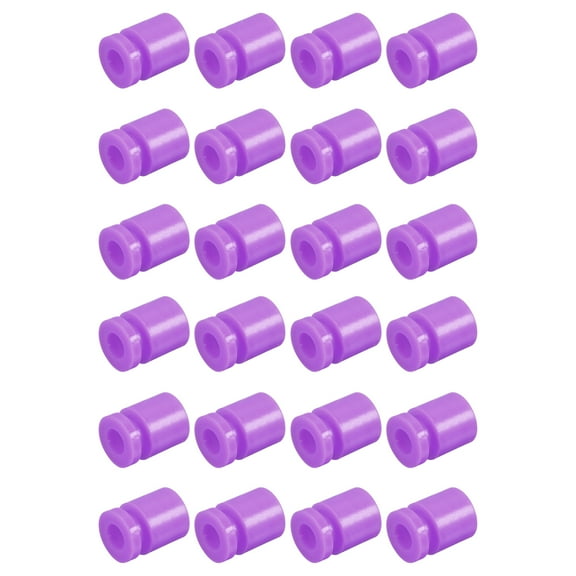 Uxcell 24Pack RC Anti Vibration Rubber Balls for F4 F7 Flight Controller M3x8mm Purple