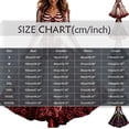 thumbnail image 3 of Skeleton Dress Long Sleeve V Neck Maxi Halloween Dresses for Women Spooky Skull Rose Gothic Festival Party Outfit, 3 of 4