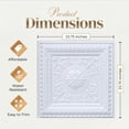 thumbnail image 4 of 223 - Economy 2 ft. x 4 ft. Drop-in PVC Ceiling Tile In Plain White (400 Sq. ft. / Pack) - 50 Pieces, 4 of 16