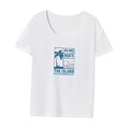 thumbnail image 3 of Camiseta de mujer Trajes de verano Traje Camiseta de cuello redondo para mochileros y desplazamientos M, 3 of 7