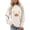 Beige [Womens Halloween Sweatshirts] [WenDA6070210], variant on Halloween Sweatshirt for Women Dressy Casual Heart Hand Bones Pumpkin Printed Long Sleeve Sweaters for Women Tops Womens Fall Fashion Clothing Trendy 2026 Outfits Beige, S
