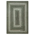 thumbnail image 1 of Homespice Decor 314871 5 x 8 ft. Rectangular Cedar Ridge Ultra Durable Braided Rug, Green, 1 of 5