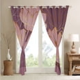thumbnail image 4 of Erosebridal Girly Purple Blackout Curtains Women Abstract Lotus Curtains & Drapes, Modern Aesthetic Curtains Floral Flower Black Out Curtains, Oriental Style Window Drapes, 4 of 6