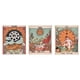 thumbnail image 1 of Injueey Paquete de 3 tapices decorativos de pared colgantes que no se desvanecen, decoración portátil, tapices de moda con 2 hebillas para dormitorio Decoración Injueey HA010987-00, 1 of 5