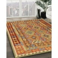 thumbnail image 2 of Ahgly Company Indoor Round Contemporary Gold Southwestern Area Rugs, 10' Round, 2 of 6