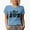 Baby Blue, variant on Love Peace Joy with Reindeer Antlers Art, Christmas Merch Gift, Tan T-Shirt, XL