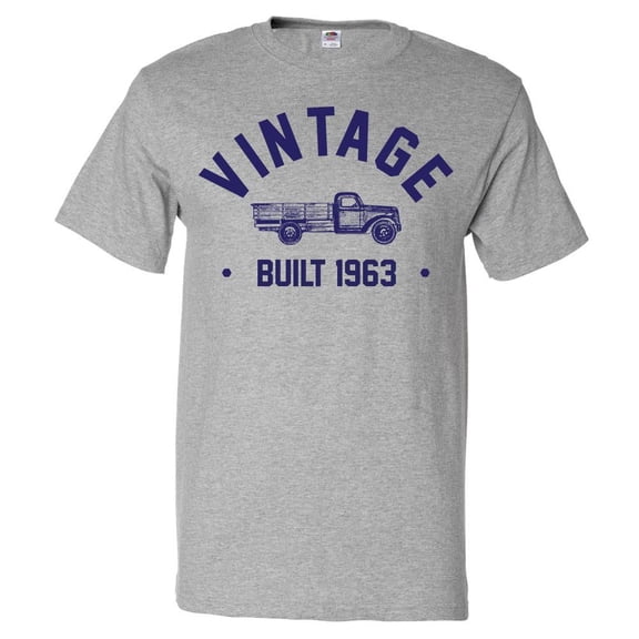 63rd Birthday Gift T shirt 63 Years Old Present 1963 Truck Tee