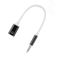 thumbnail image 1 of 3.5mm Male to Type C Female Audio Cable Cord, Analog Audio Jack Headphone Audio Adapter for MP3 Play, 1 of 5