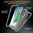 thumbnail image 5 of AICase For Samsung Galaxy S21 FE 5G Clear Case Shockproof Bumper Heavy Duty 3-Layer Military Phone Case, 5 of 6