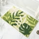thumbnail image 4 of Alfombra de baño Leaf Plant - Esterilla absorbente antideslizante para puerta de entrada, dormitorio, moqueta moderna de poliéster, 16x24 pulgadas, 4 of 6