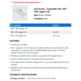thumbnail image 2 of Fuel Screen - Compatible with 1995 - 2003 Jaguar XJR 1996 1997 1998 1999 2000 2001 2002, 2 of 2