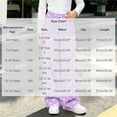 thumbnail image 4 of LangJing Girls Polka Dot Printed Fleece Sweatpants Youth Kids Elastic Waist Casual Drawstring Wide Leg Pants, 5-15Years, 4 of 7