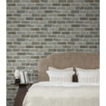 thumbnail image 6 of Seabrook Designs  Washed Faux Brick Prepasted Wallpaper - 20.5 in. W x 33 ft. L, 6 of 7