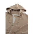 thumbnail image 5 of Cali1850 Women's Premium Cloud Fleece Zip-up Hoodie Long Sleeve Full Zip Hooded Jacket Casual Soft Cozy Top, 5 of 7