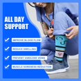 thumbnail image 4 of 4 Pairs Copper Compression Socks for Women & Men Circulation 15-20 mmhg - Better Blood Flow, Swelling, Best Support for Medical, Running, Nursing, 4 of 6