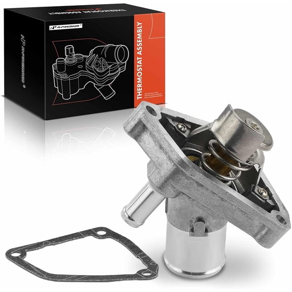 A-Premium Engine Coolant Thermostat Housing Assembly Compatible with Infiniti FX35 G35 2003-2007 QX4 Nissan 350Z Pathfinder 2001-2006 V6 3.5L