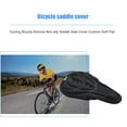 thumbnail image 2 of Cycling Bicycle Silicone Non-slip Saddle Seat Cover Cushion Soft Pad, 2 of 8