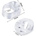 thumbnail image 4 of 12pcs Pvc Door Handle Stopper, Doors Wall Transparent Wall Protector For Bedroom, 4 of 4