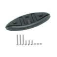 thumbnail image 3 of Cornamusa plegable para barco, accesorio para barco, portátil, práctico, fácil de instalar, cornamusa de muelle abatible hacia arriba de nailon marino Negro, 3 of 8