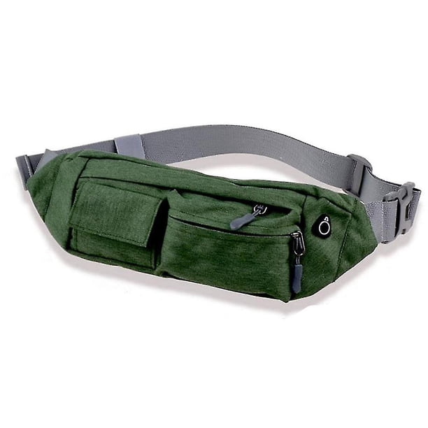 Riñonera pequeña impermeable, riñonera delgada adecuada para correr, viajar, senderismo y caminar