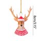 thumbnail image 3 of onlyliua Liquidación Colgante Pequeño de Navidad Adornos para Árbol de Navidad para Coche Gorro de Navidad Acrílico Colgante Pequeño, 3 of 4