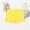 Yellow, variant on Boys Girls Cotton Underwear Toddler Kids Boxer Soft Comfortable Briefs Breathable Solid Color Panties for 6-13Years