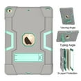 thumbnail image 5 of New iPad 9th Generation Case iPad 10.2 inch 2021 Released With A Screen Protector ,SOATUTO Shockproof Rugged Cover iPad 10.2 HD Tempered Glass For iPad 9th 8th 7th 10.2 inch - 1Pcs/Gray+Green, 5 of 7