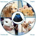 thumbnail image 4 of Parrot Powder Explosion Soft Cat Dog Recovery Collar Adjustable Cat Cone Wound Healing Protective After Surgery for Pet Cones After Surgery, 4 of 7