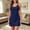 *Navy, variant on ClodeEU Women's Scoop Neck Spaghetti Strap Bodycon Mini Dress,Solid Slim Short Dress Black,Women's Plus L