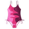 thumbnail image 1 of Traje De Baño De 1 Pieza Traje de baño de 1 pieza Traje de baño sin espalda Slim Fit Holidays Vacation (Púrpura M) Ygjytge para Mujer Púrpura T M, 1 of 7
