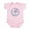 Petal Pink, variant on CafePress - Peppa Pig: Hello Baby Evie - Baby Light Bodysuit, Size Newborn - 24 Months