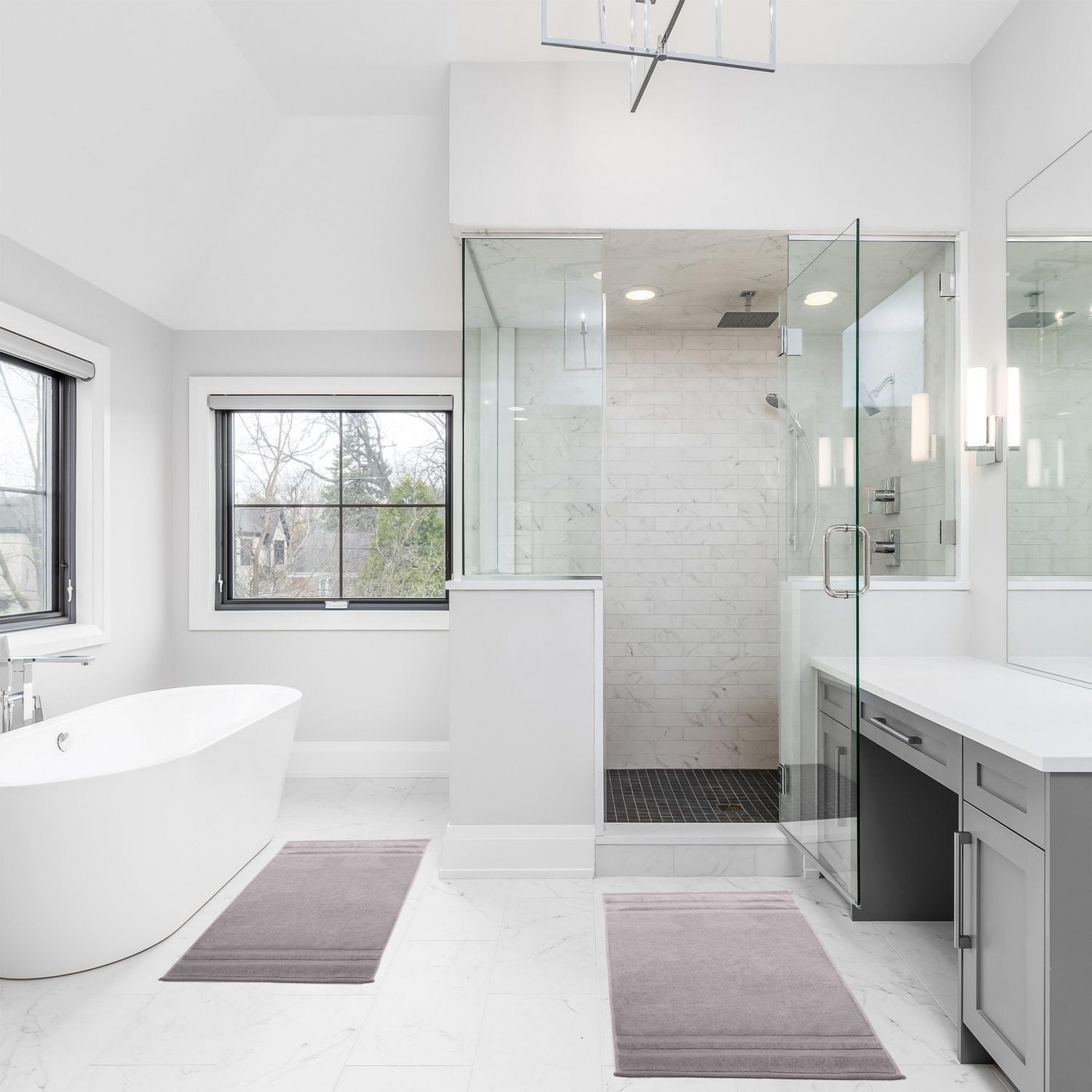 Ensemble de tapis de bain 2 pièces Camelot 600 GSM Zero Twist Cotton