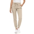 thumbnail image 4 of MediChic Women’s Premium Scrub Set – V-Neck Notch Scrub Top & 6-Pocket Jogger Scrub Pants, 4-Way Stretch, Medical Uniform Khaki X-Large, 4 of 5