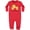 Red, variant on I Love My Mommom Baby Fleece Romper