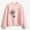 Pink, variant on Baqcunre Women's Autumn and Winter Round Neck Long Sleeve Pullover Solid Color Printed Hoodie Womens Tops Crewneck Sweatshirts Graphic Sweatshirts for Women Womens Sweatshirt Black L