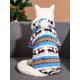 thumbnail image 1 of 1pc Pet Jumpsuit For Autumn & Winter, Christmas Design (the Size Runs Small, It Is Recommended To Order One Size Larger), 1 of 1