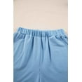 thumbnail image 5 of Mawalde Women'S Summer 2 Piece Outfits Shorts Sets Matching Set Loungewear with Pockets  Blue S, 5 of 8